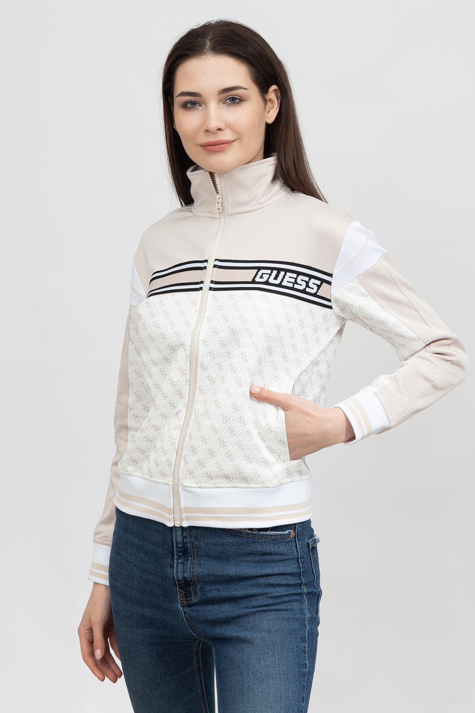 Guess Carla Full Zip Kadın Fermuarlı Sweatshirt