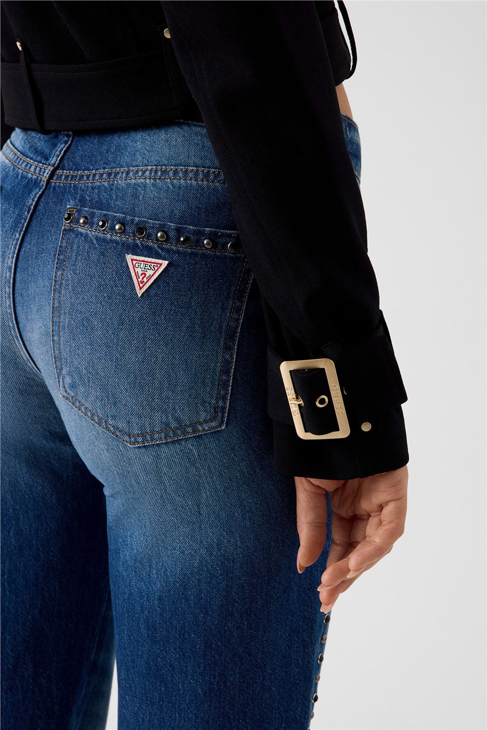 Guess Claudie Kadın Mont Siyah