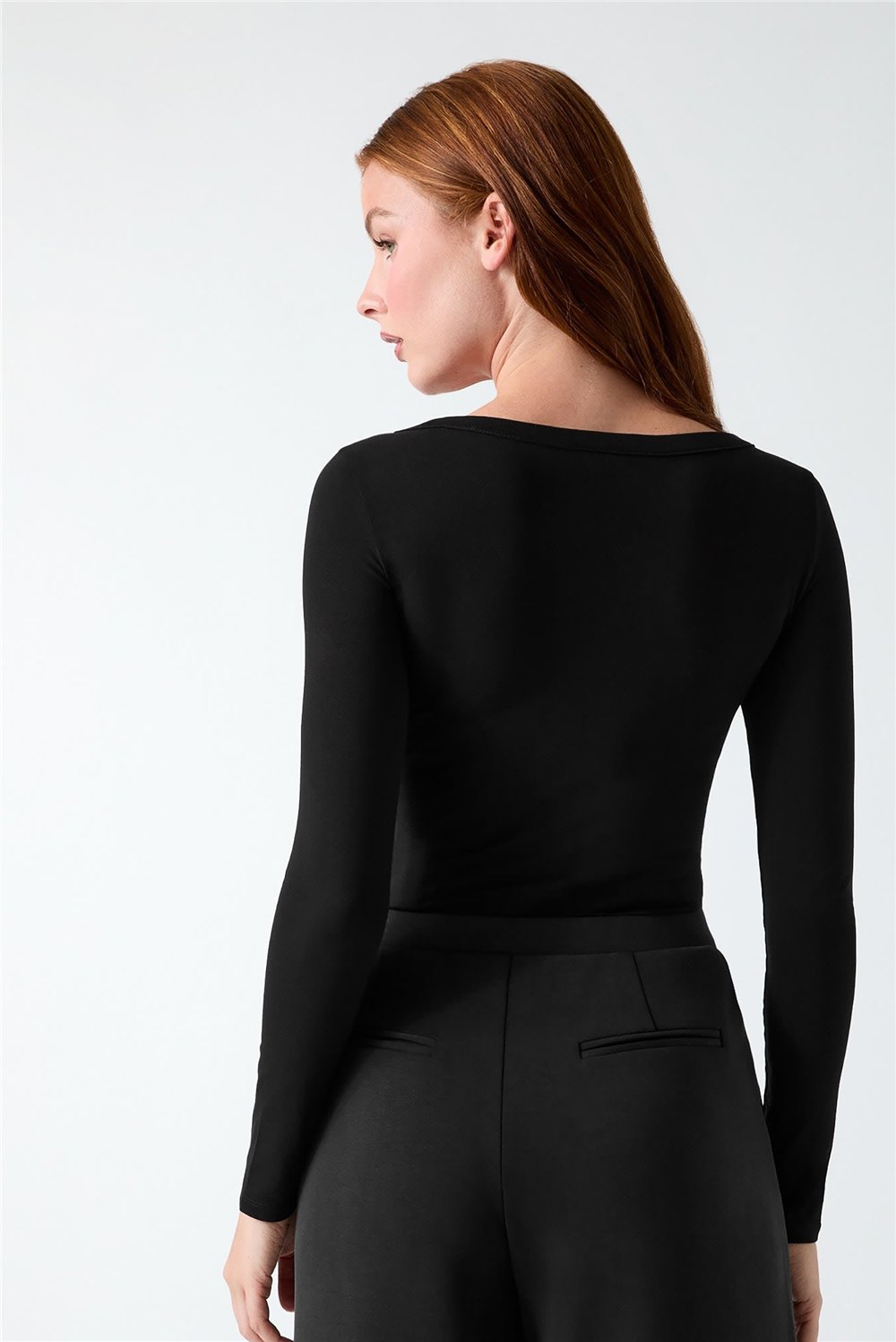 Guess Colette Kadın Aktif Bodysuit Siyah
