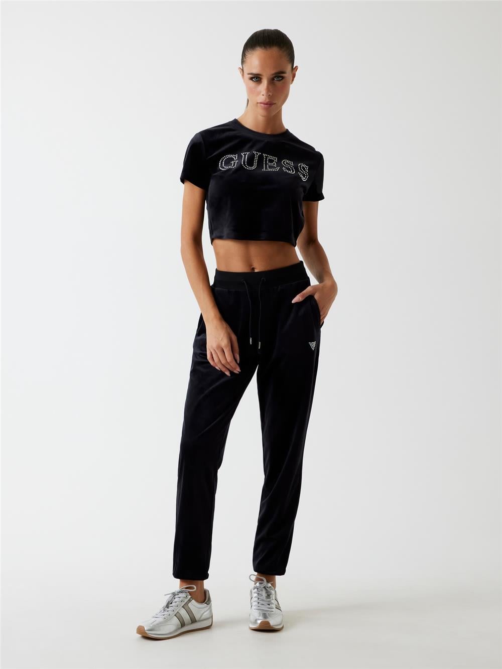 Guess Couture Kadın Aktif Boxy Fit T-Shirt