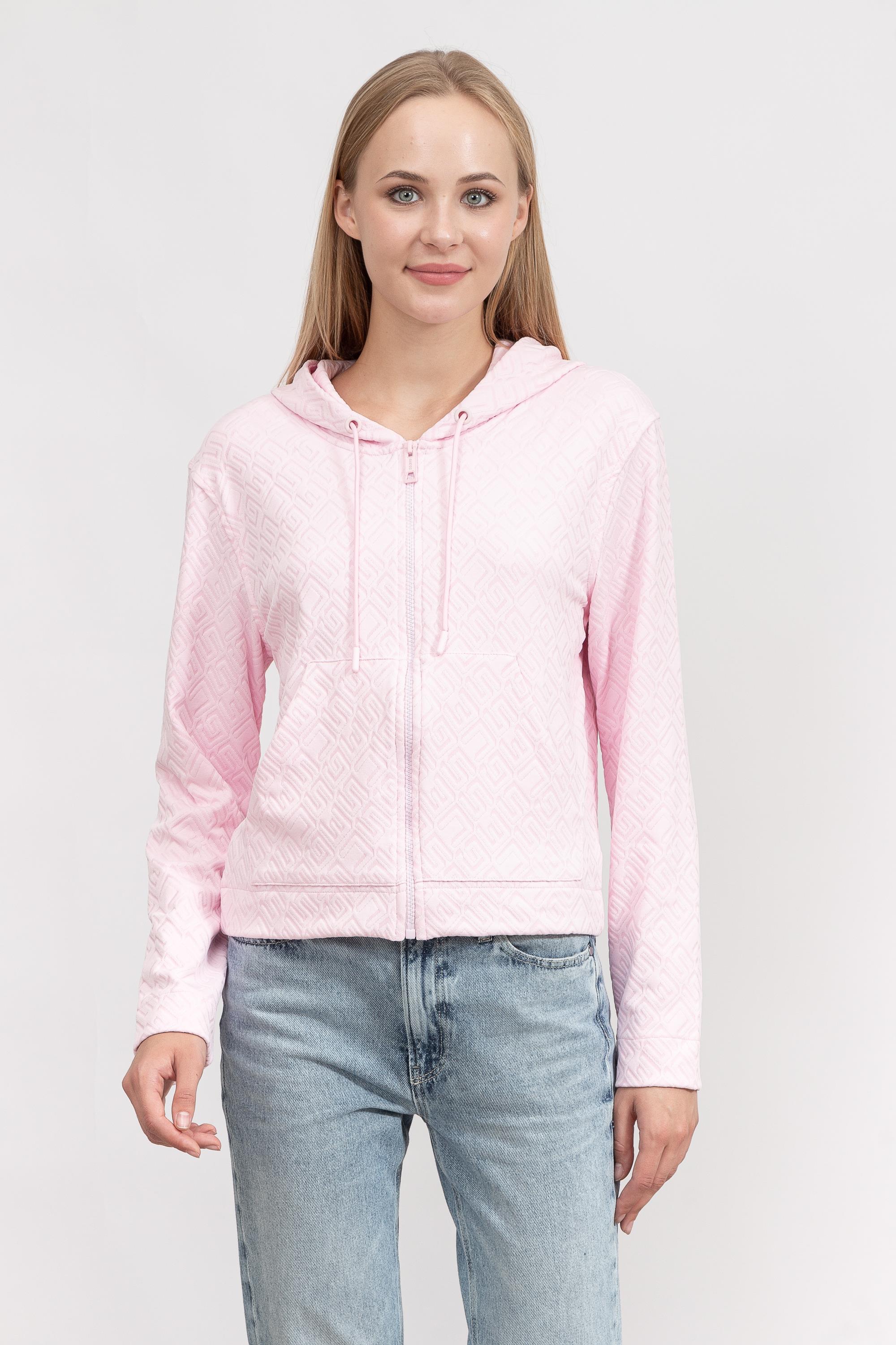 Guess Dana Ls Active Top Kadın Fermuarlı Sweatshirt