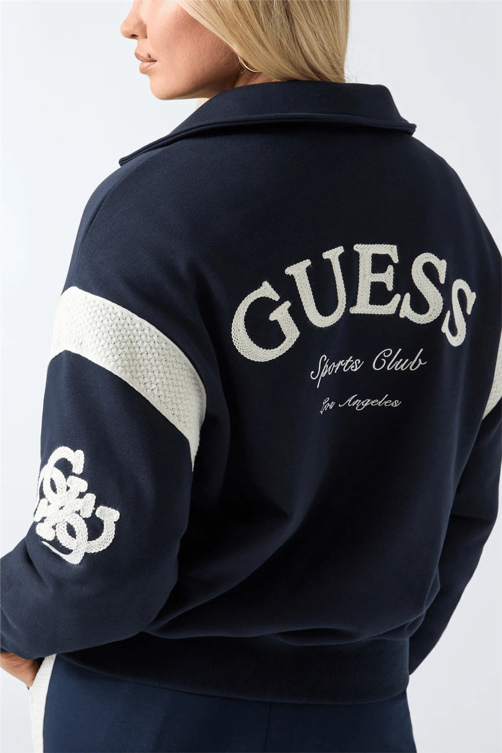 Guess Danika Kadın Aktif Bomber Mont Lacivert