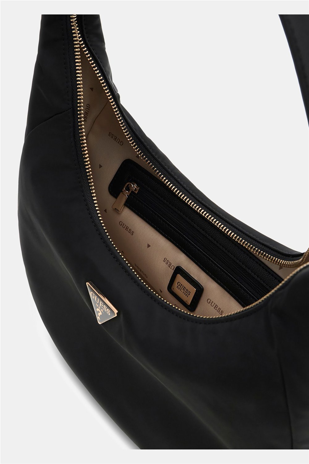 Guess Eco Gemma Kadın Omuz Çantası Siyah