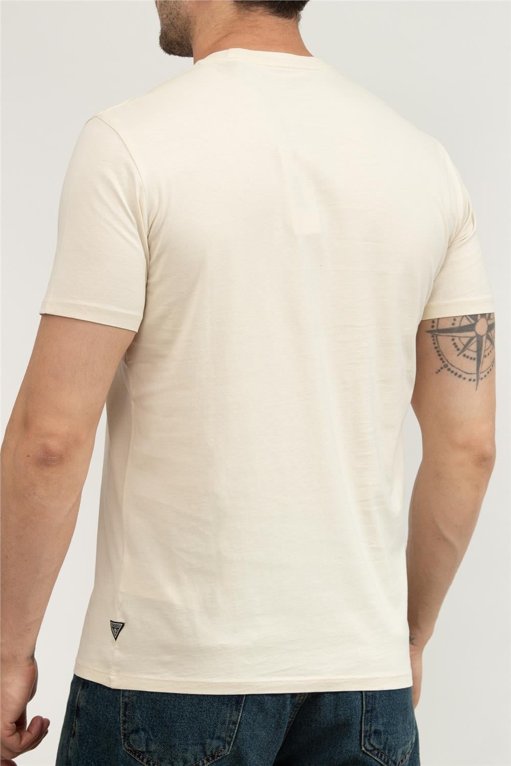 Guess Erkek Bisiklet Yaka T-Shirt