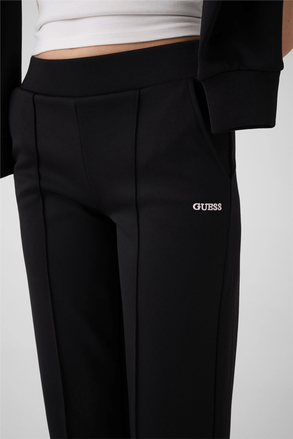 Guess Fabrizia Kadın Aktif Palazzo Fit Eşofman Altı Siyah