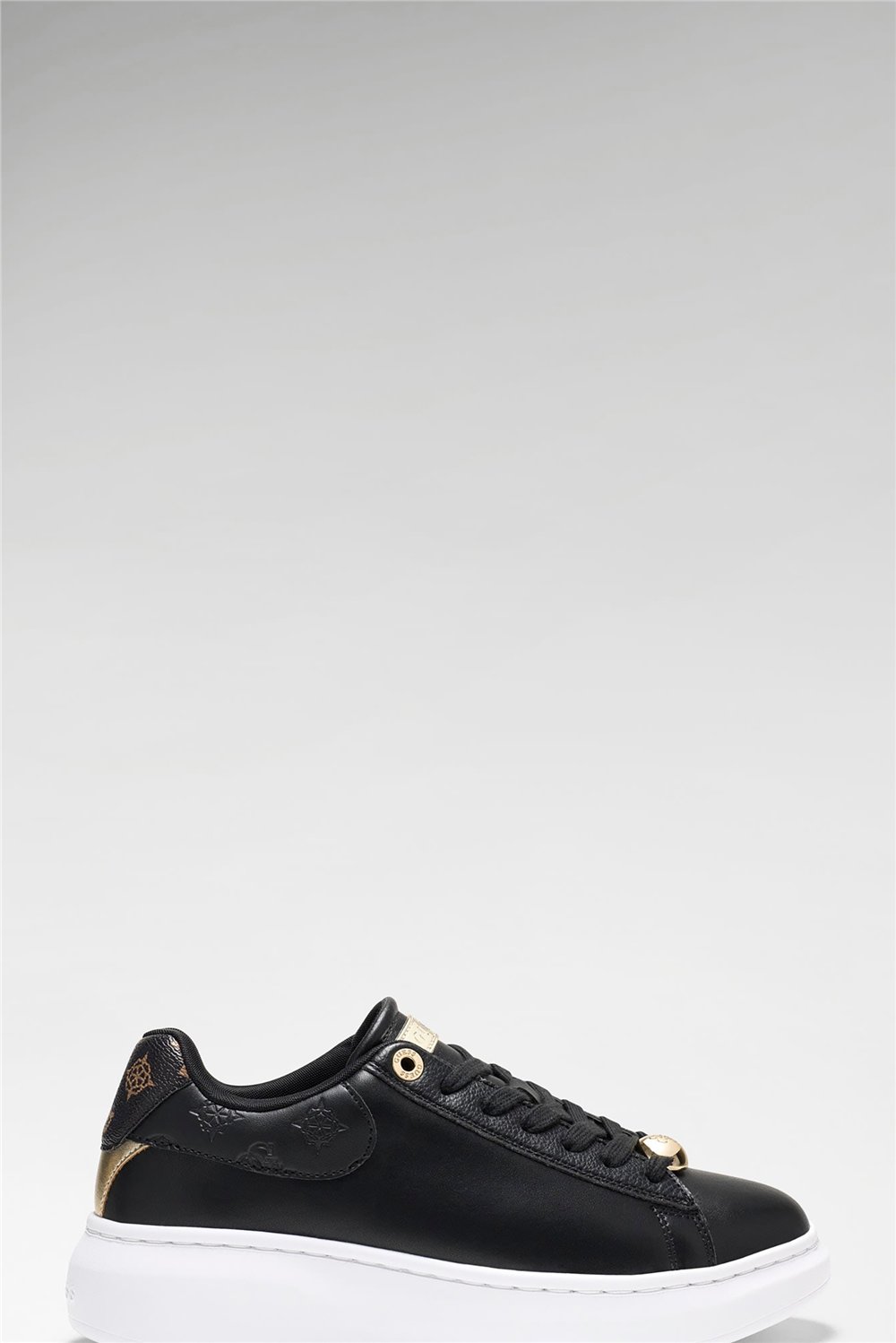 Guess Fireup Kadın Deri Sneaker Siyah