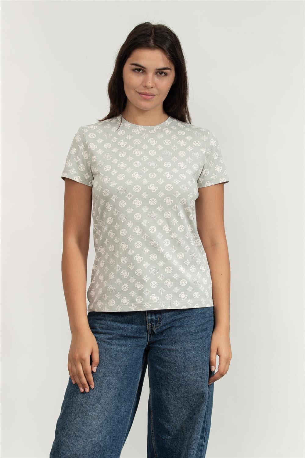 Guess Gloria Kadın Aktif Regular Fit T-Shirt