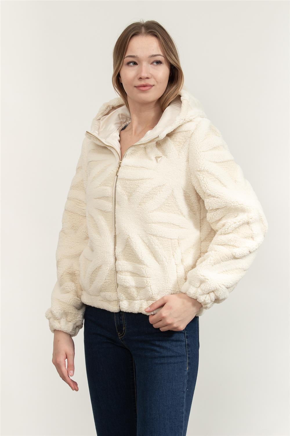 Guess Jacquard Kadın Aktif Bomber Ceket