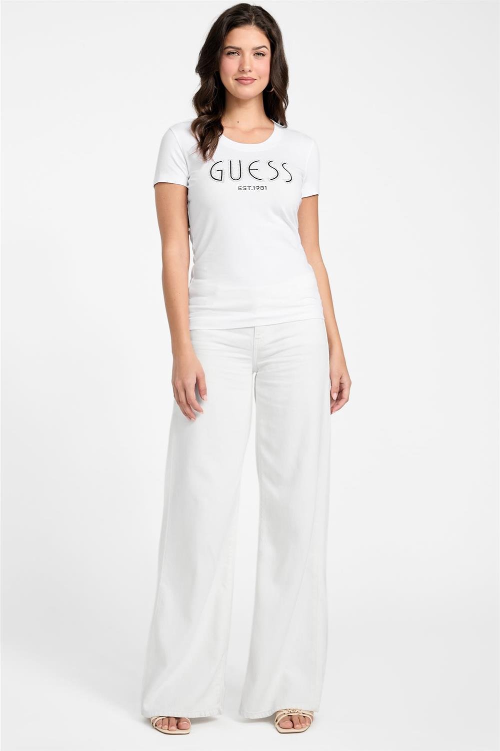 Guess Jersey Kadın Slim Fit T-Shirt