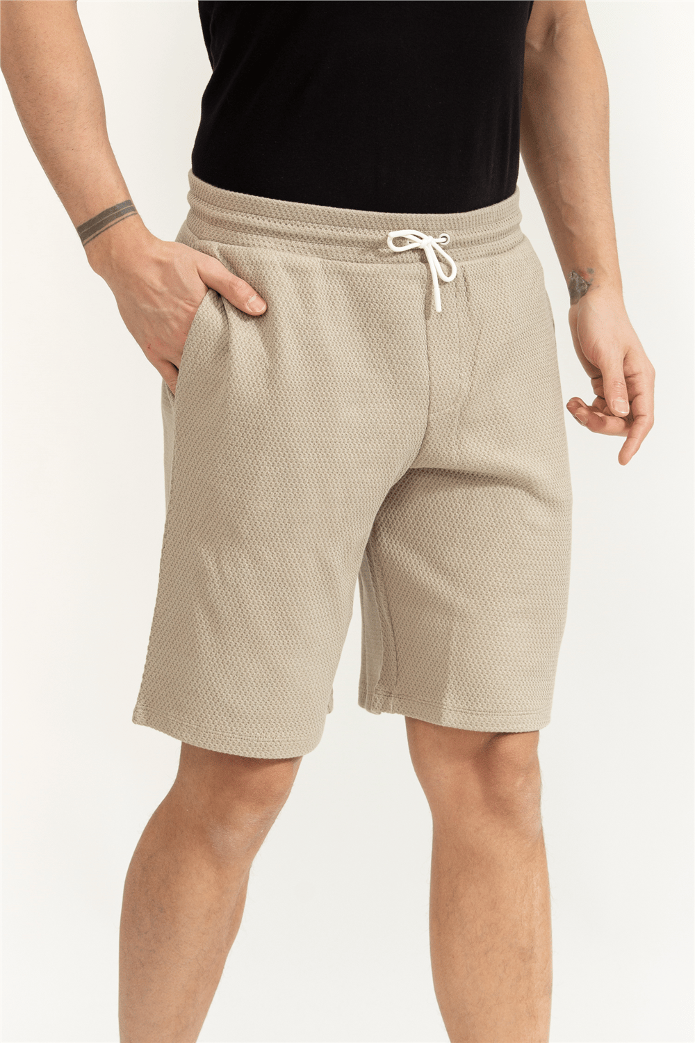 Guess Jhonny  Erkek Aktif Regular Fit Bermuda Şort
