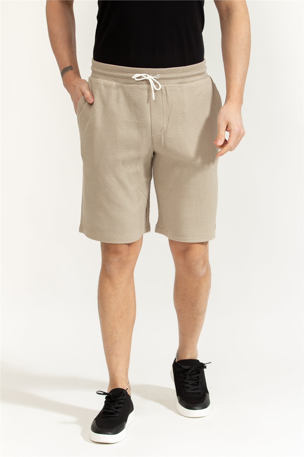 Guess Jhonny  Erkek Aktif Regular Fit Bermuda Şort