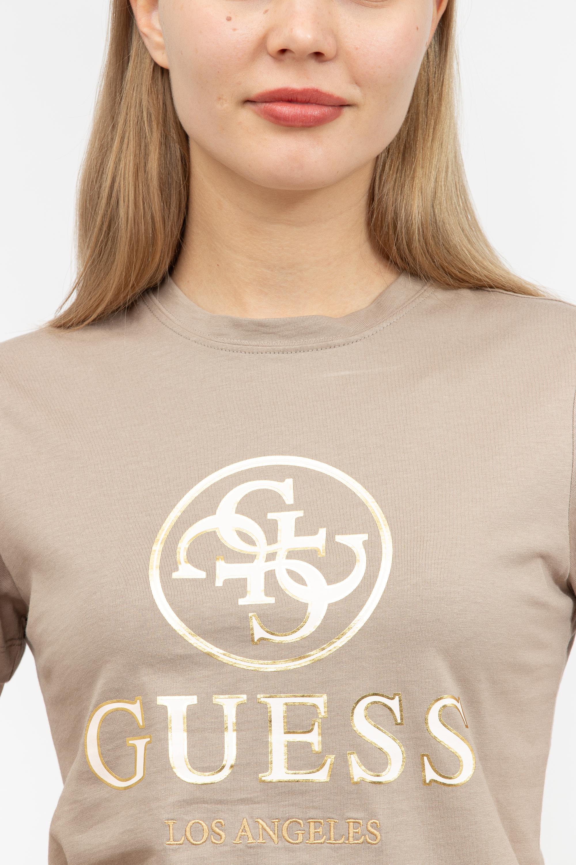 Guess Kadın Bisiklet Yaka T-Shirt