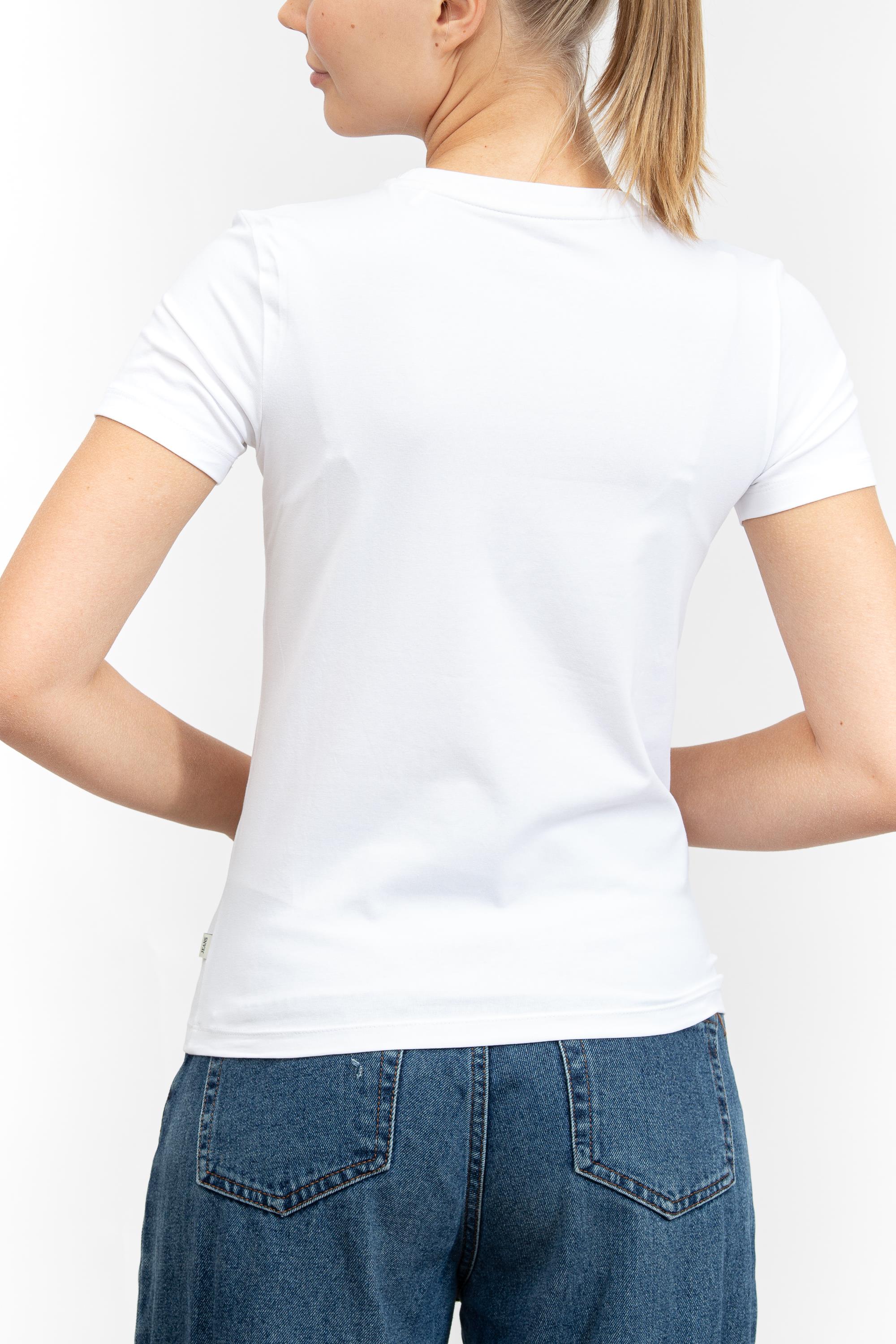 Guess Kadın Bisiklet Yaka T-Shirt