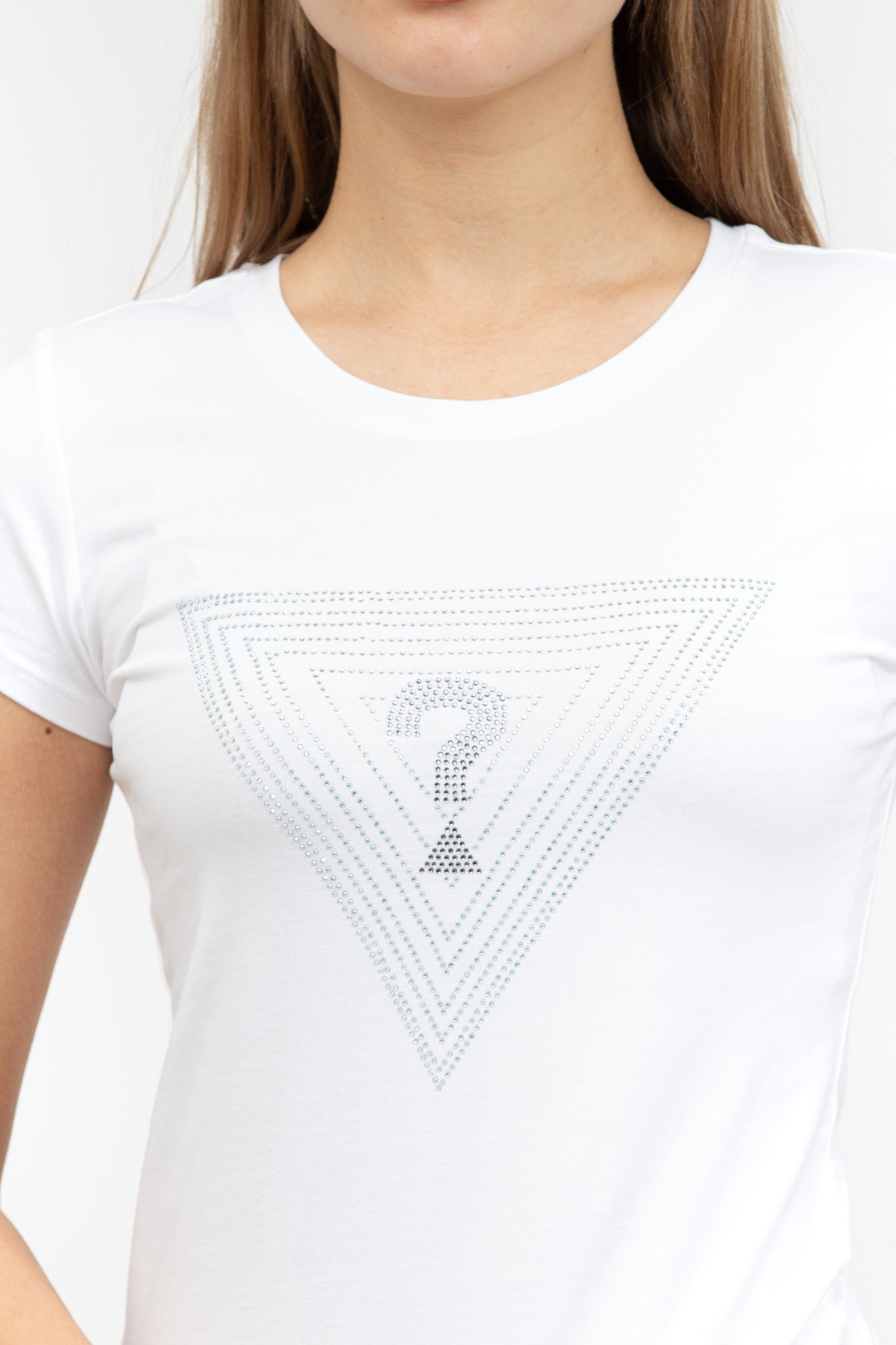Guess Kadın Bisiklet Yaka T-Shirt