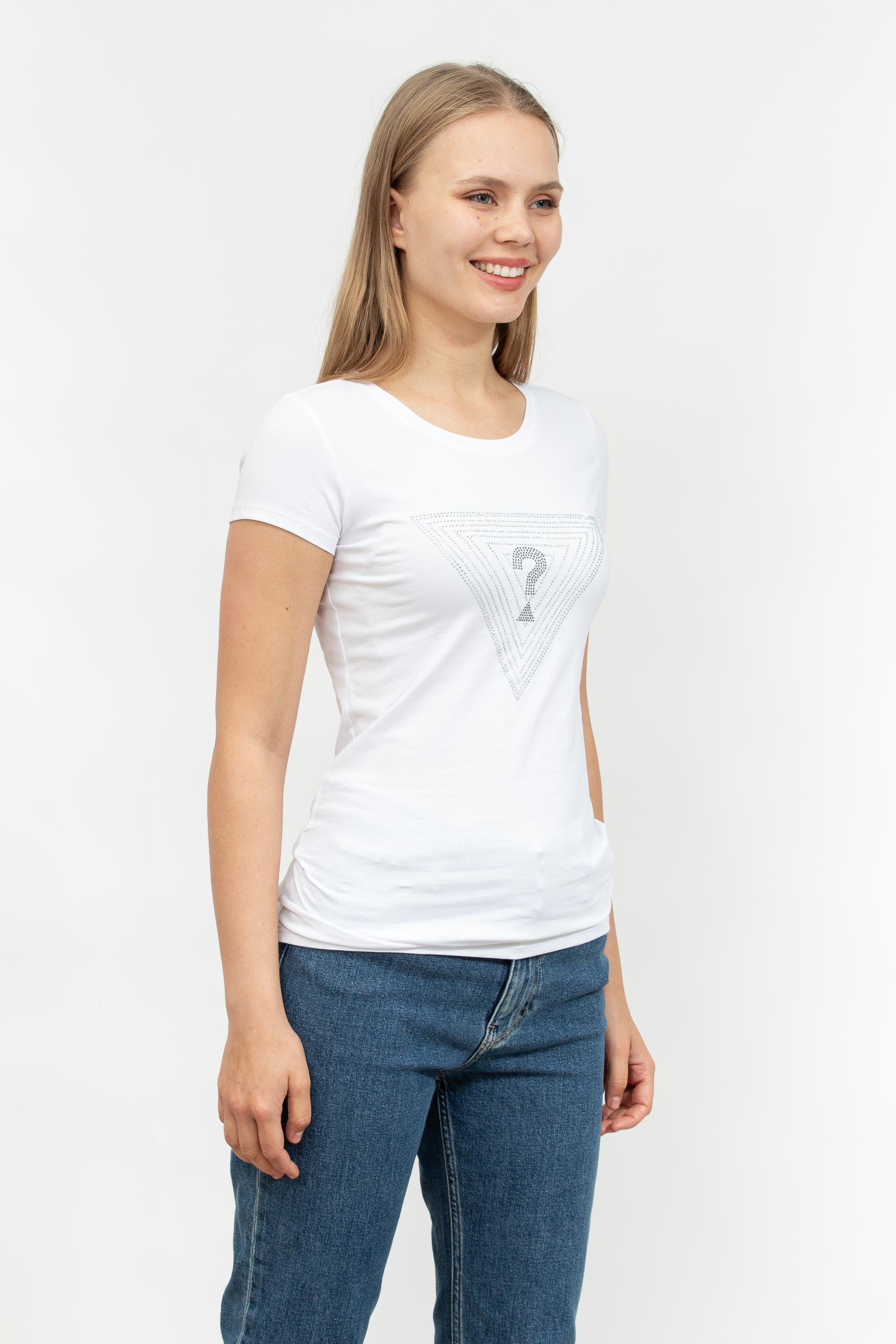 Guess Kadın Bisiklet Yaka T-Shirt