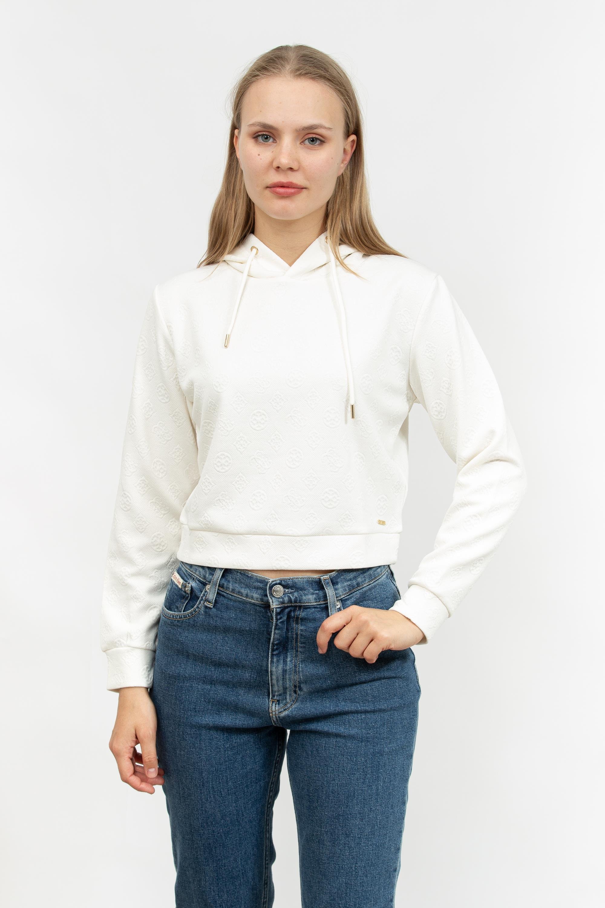 Guess Kadın Kapüşonlu Sweatshirt