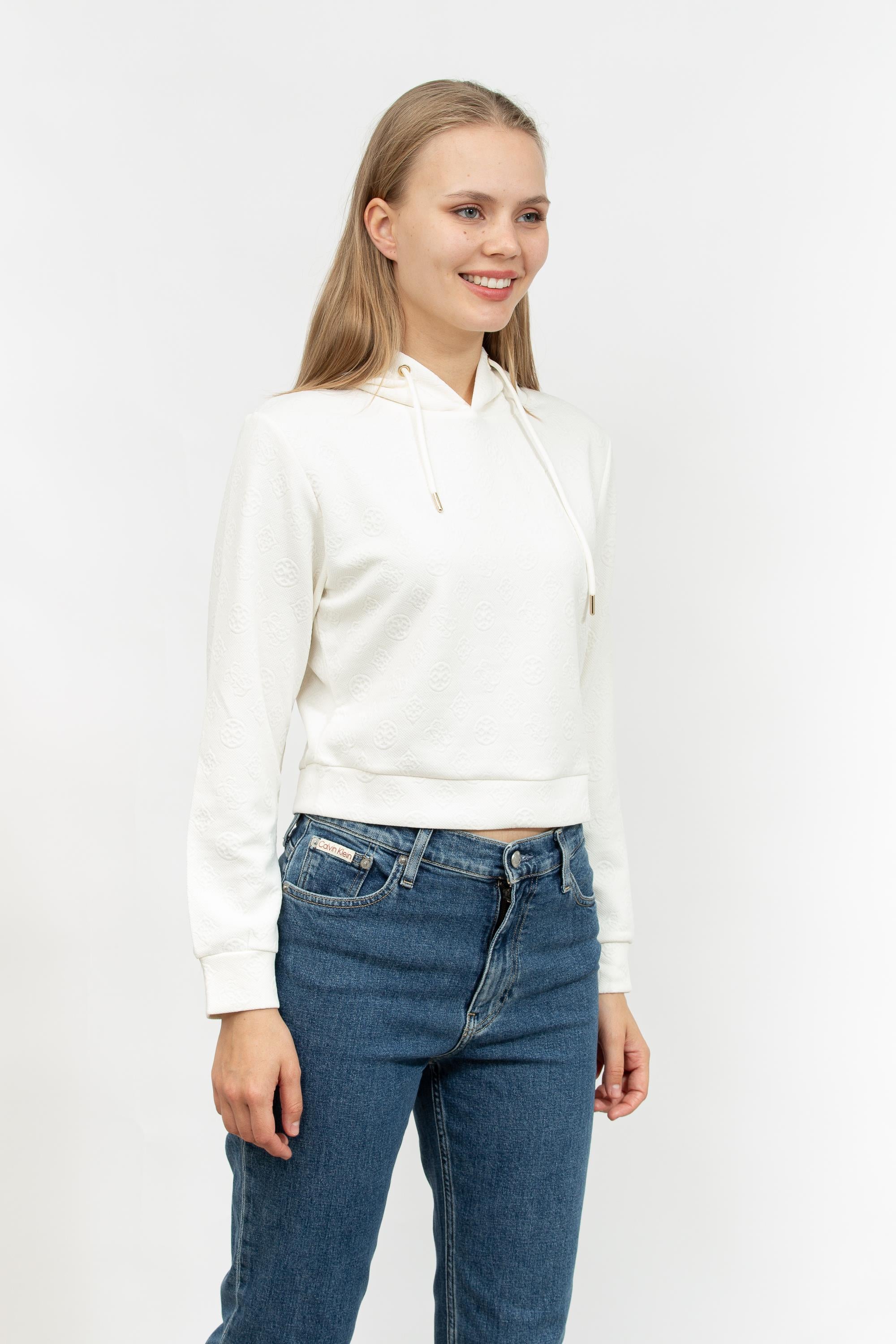 Guess Kadın Kapüşonlu Sweatshirt