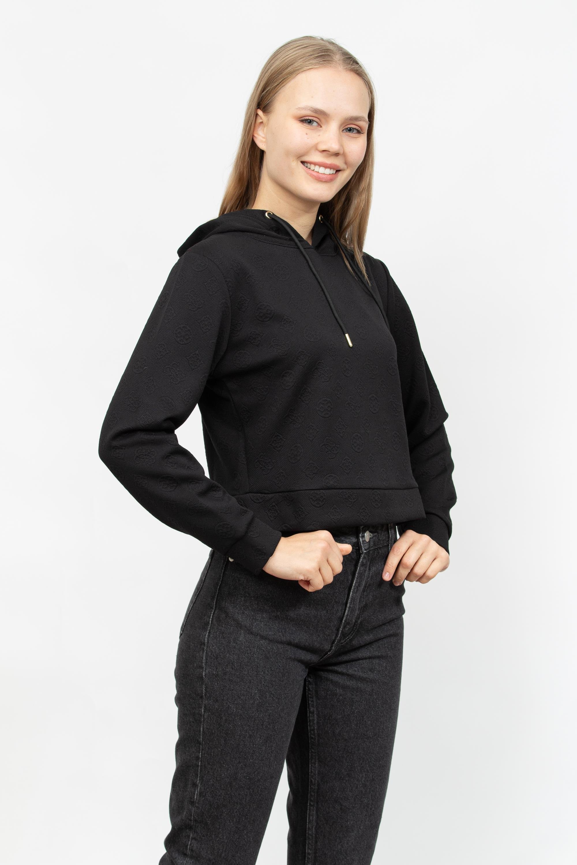 Guess Kadın Kapüşonlu Sweatshirt