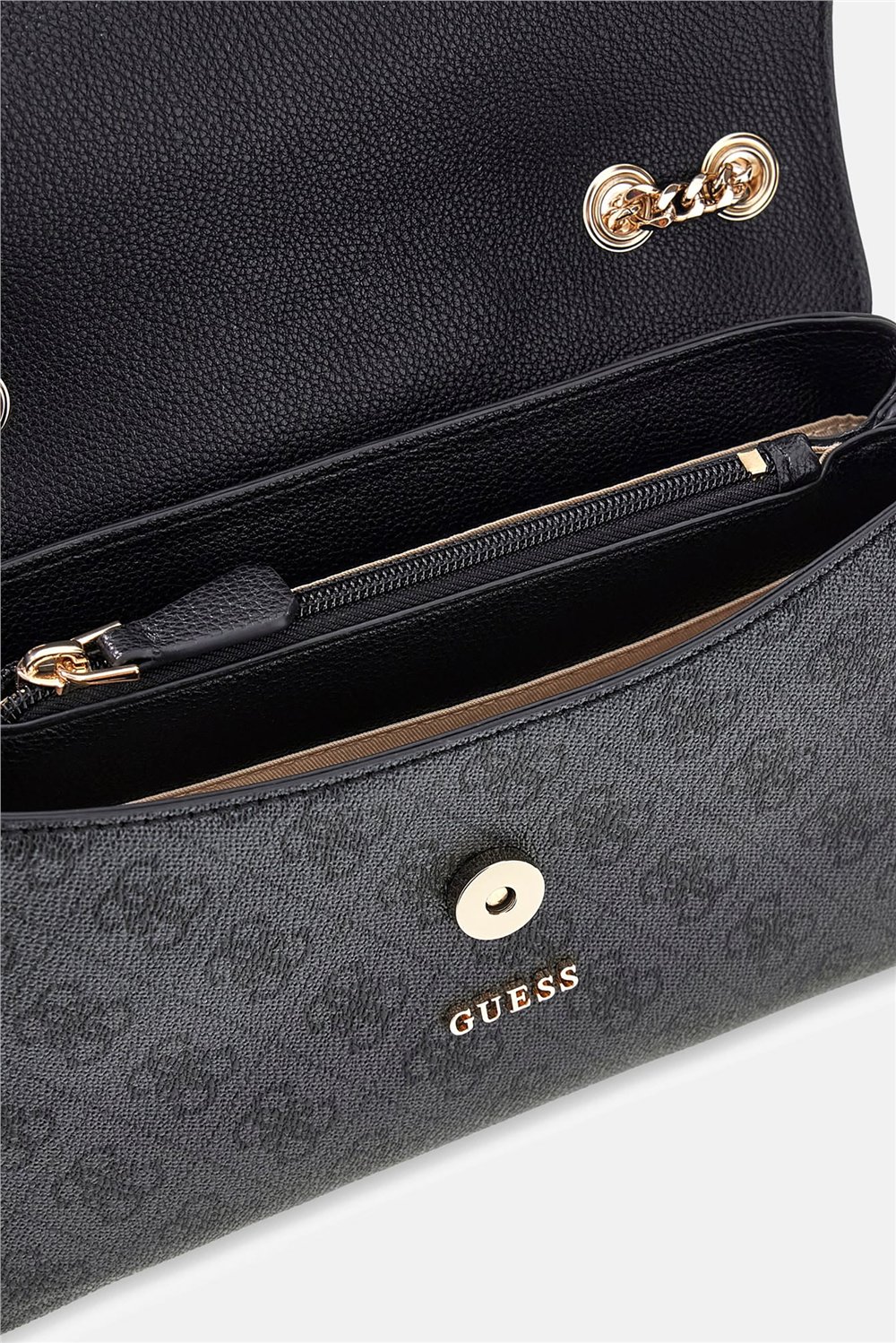 Guess Lindsey Kadın Omuz Çantası Gri