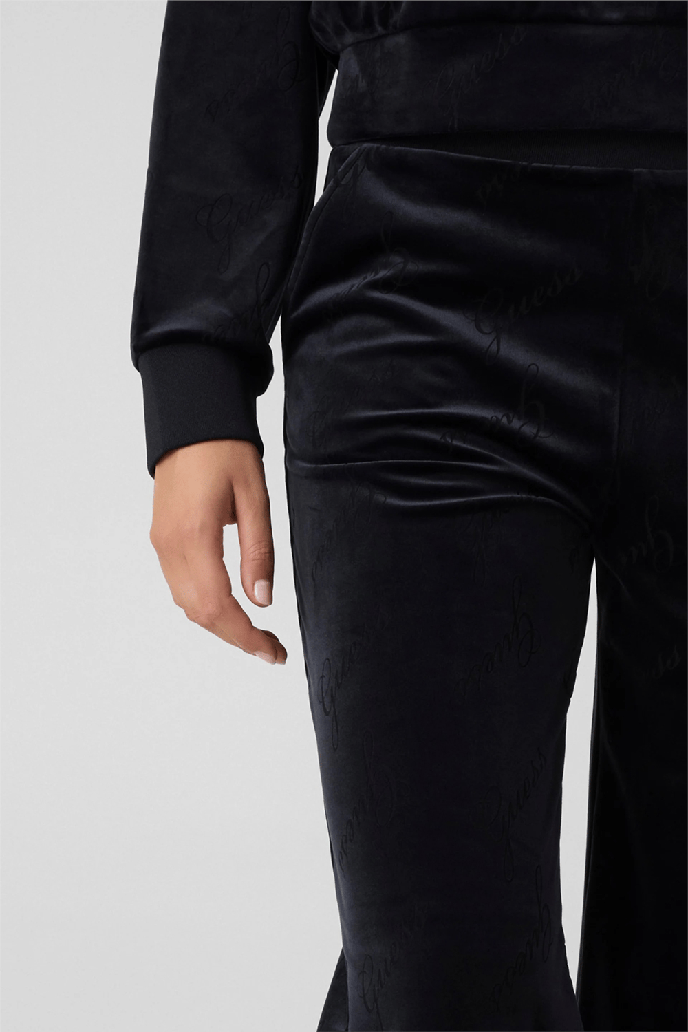 Guess Loren Kadın Regular Fit Pijama Altı Siyah