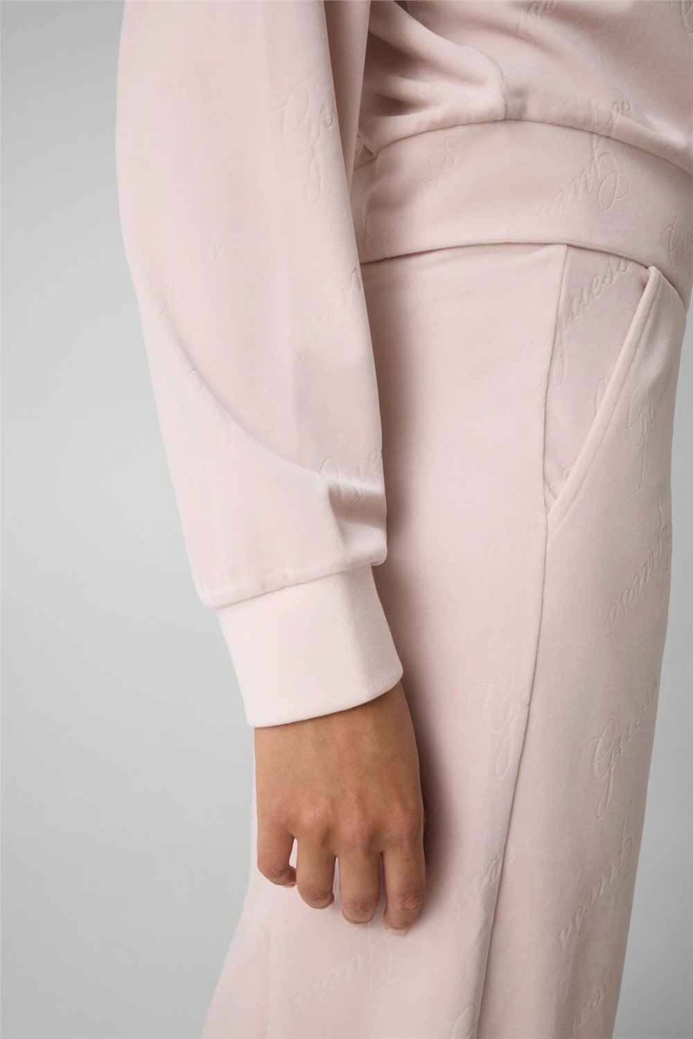 Guess Loren Kadın Sweatshirt Lila