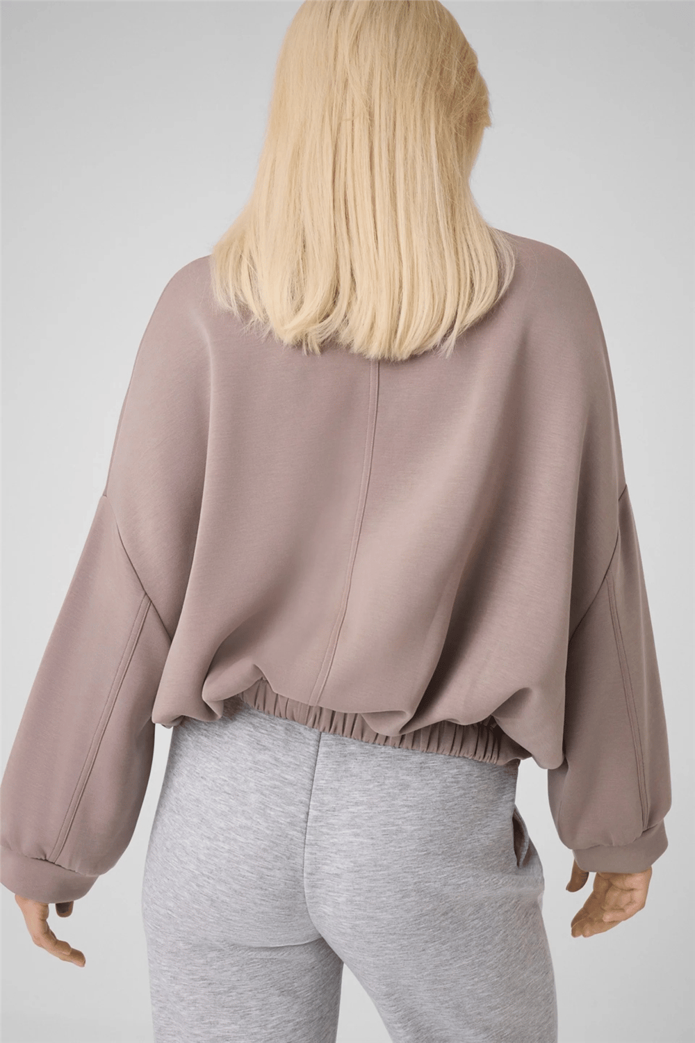 Guess Lyra Kadın Aktif Modal Karışımlı Fermuarlı Sweatshirt