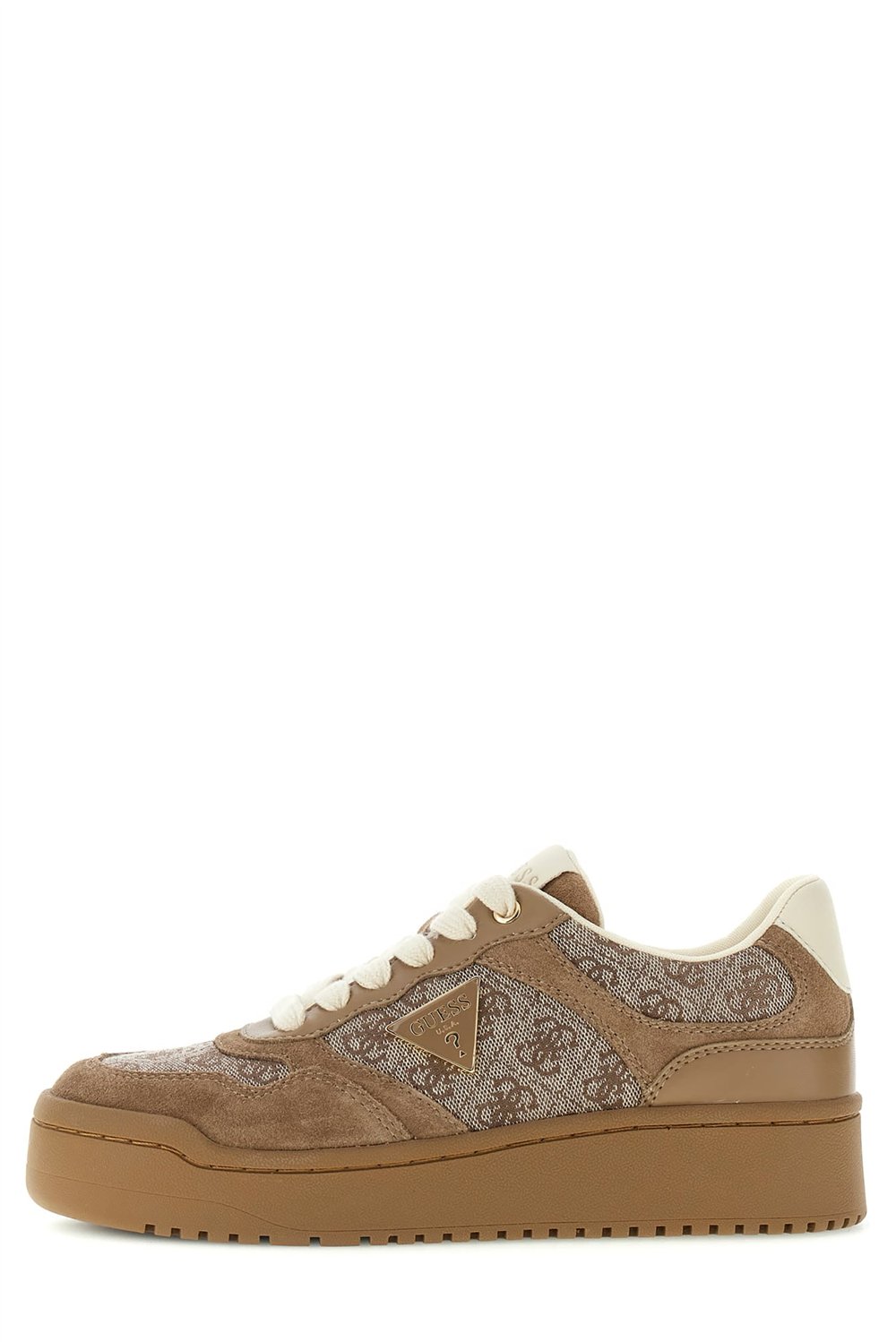 Guess Miram Kadın Deri Karışımlı Sneaker Kahverengi