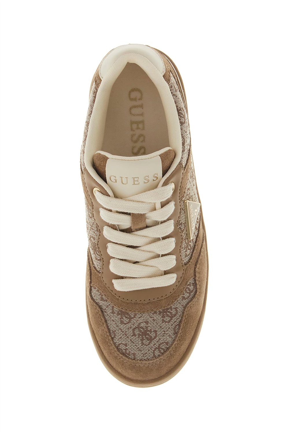 Guess Miram Kadın Deri Karışımlı Sneaker Kahverengi