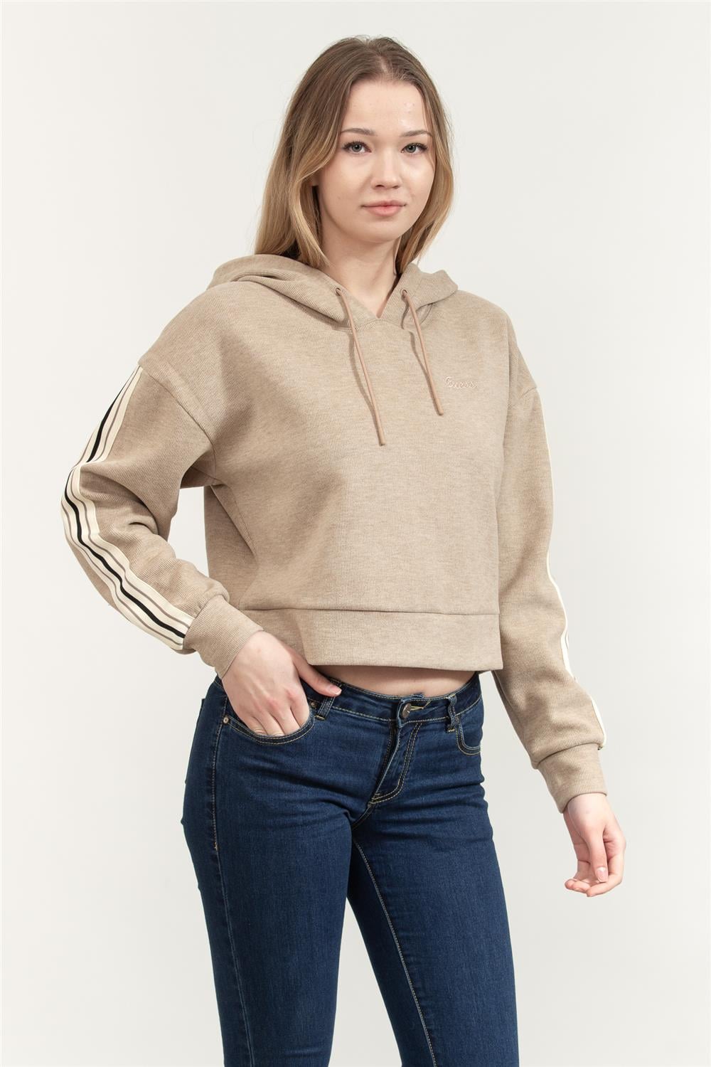 Guess Muriel Kadın Aktif Yün Karışımlı Sweatshirt