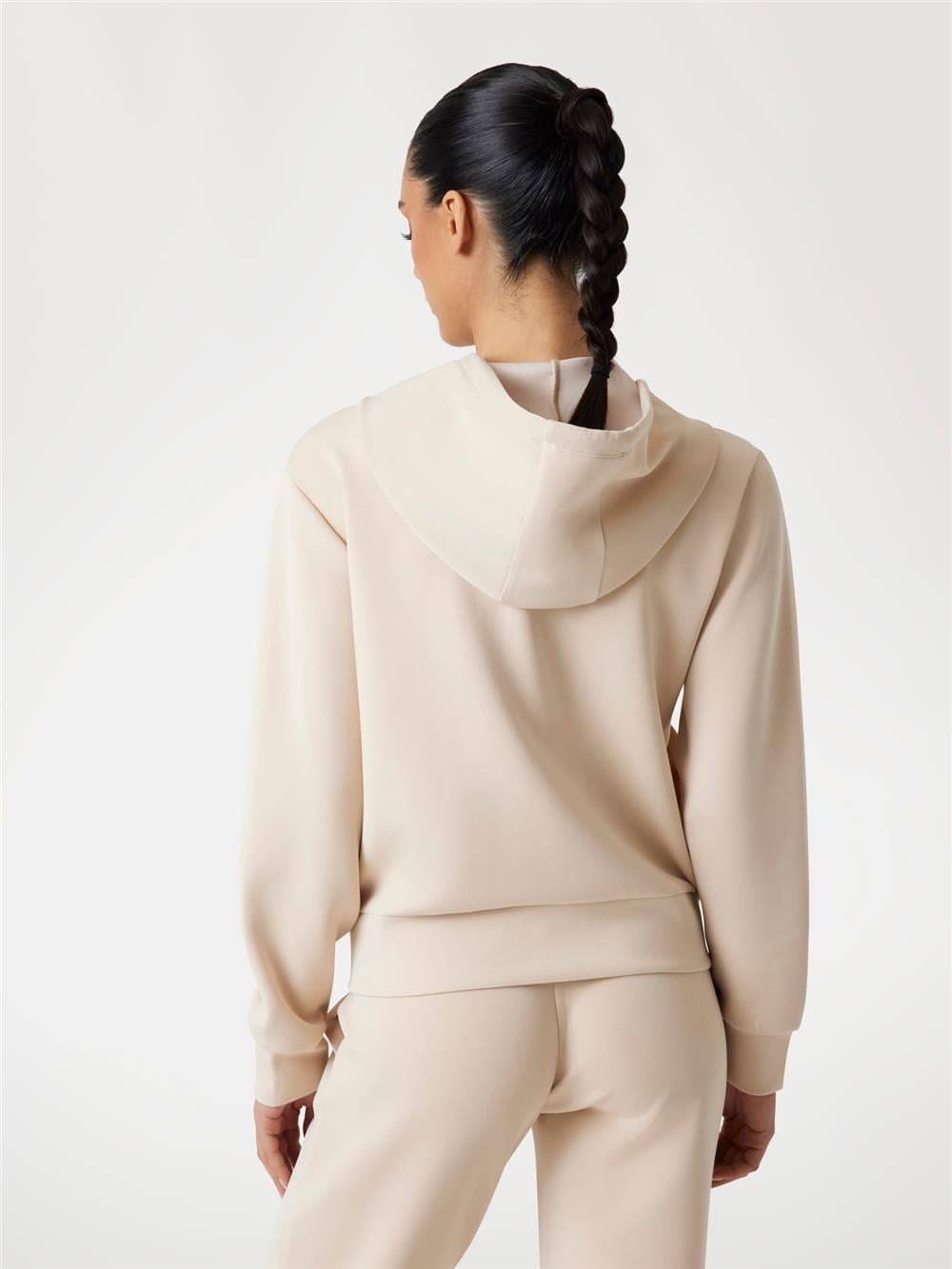 Guess Olympe Kadın Aktif Modal Karışımlı Scuba Sweatshirt