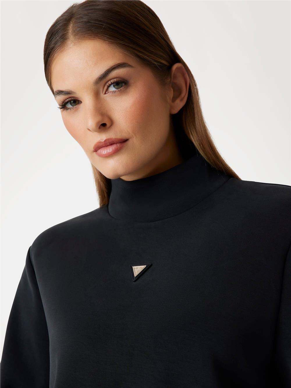Guess Olympe Kadın Aktif Modal Karışımlı Scuba Bisiklet Yaka Sweatshirt