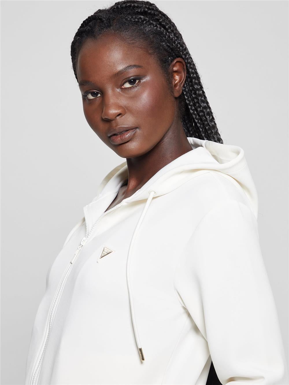 Guess Olympe Kadın Aktif Modal Karışımlı Scuba Sweatshirt