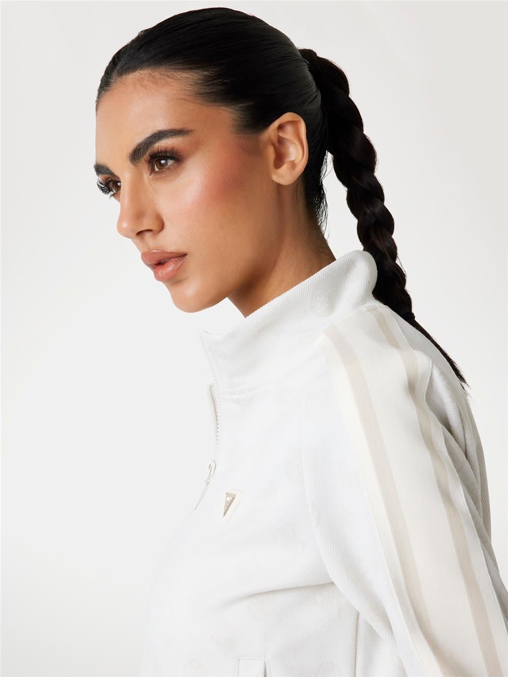 Guess Peony Kadın Aktif Fermuarlı Sweatshirt
