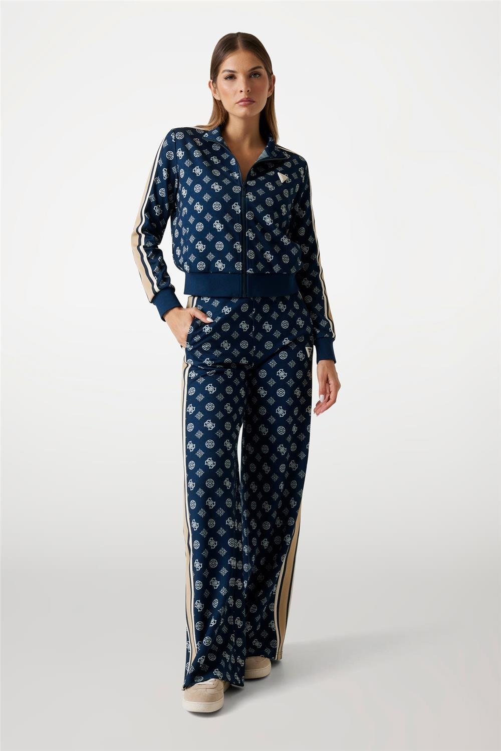 Guess Peony Kadın Aktif Fermuarlı Sweatshirt