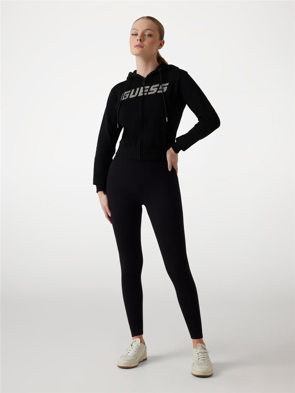 Guess Primula Kadın Aktif Fermuarlı Sweatshirt