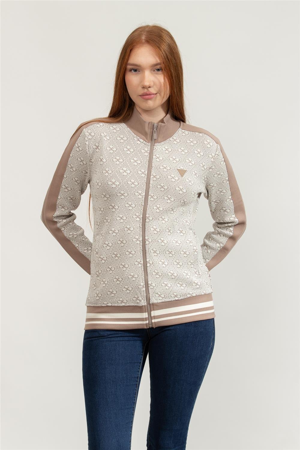 Guess Rhombus Kadın Aktif Sweatshirt