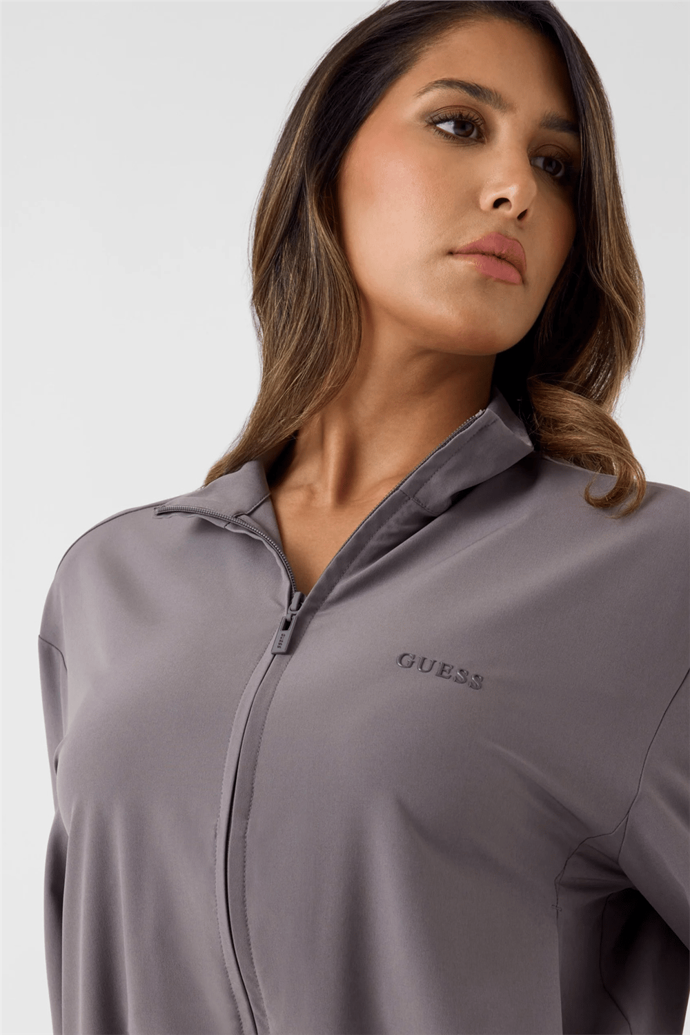 Guess Selene Kadın Aktif Fermuarlı Sweatshirt