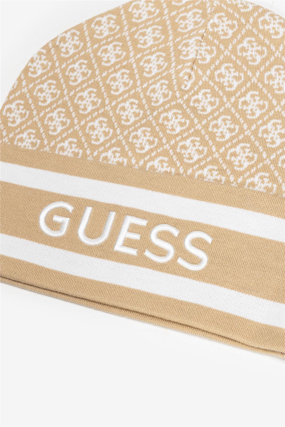 Guess Sevyn 4G Logo Kadın Yün Karışımlı Bere