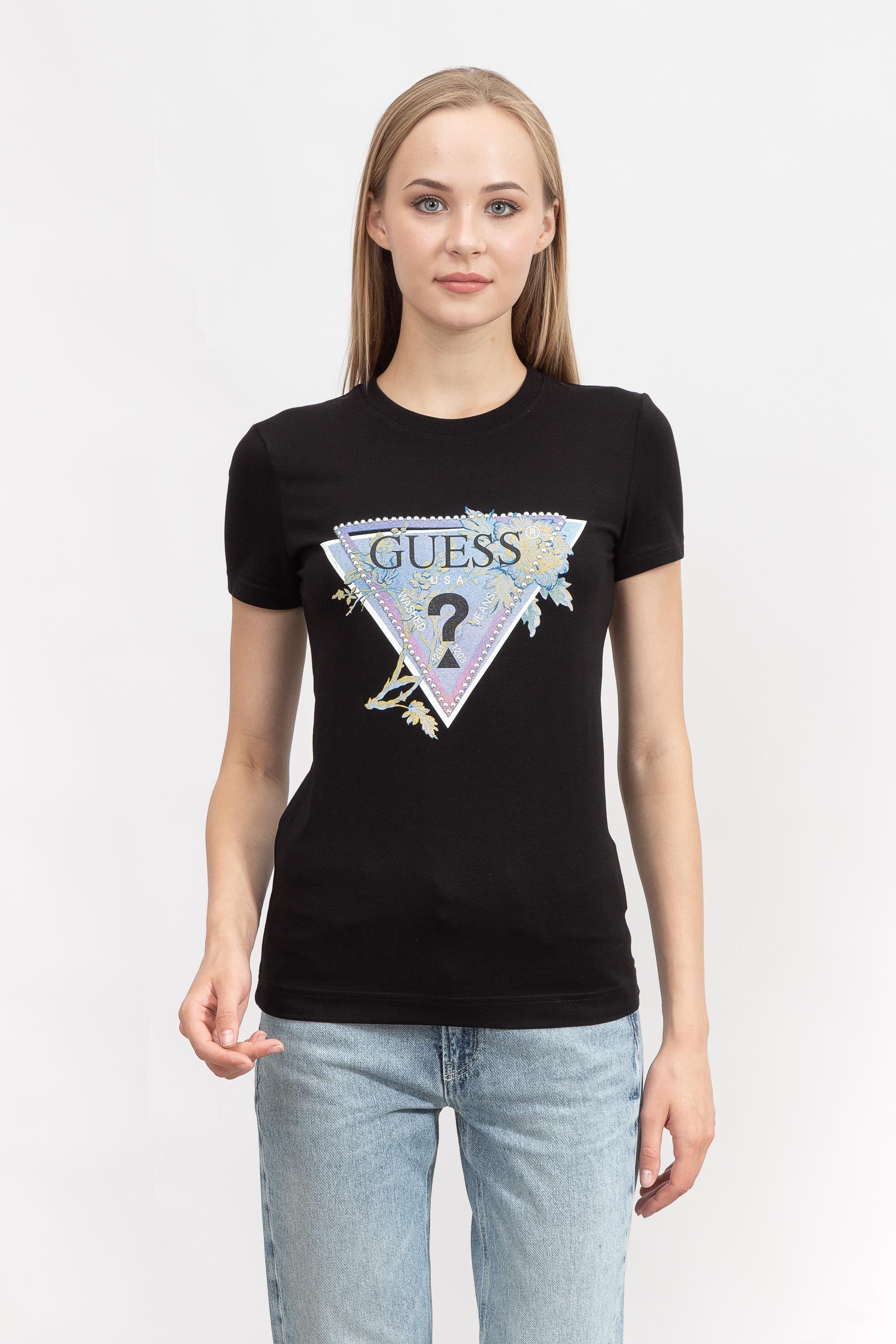 Guess Ss Cn Alva Kadın Bisiklet Yaka T-Shirt