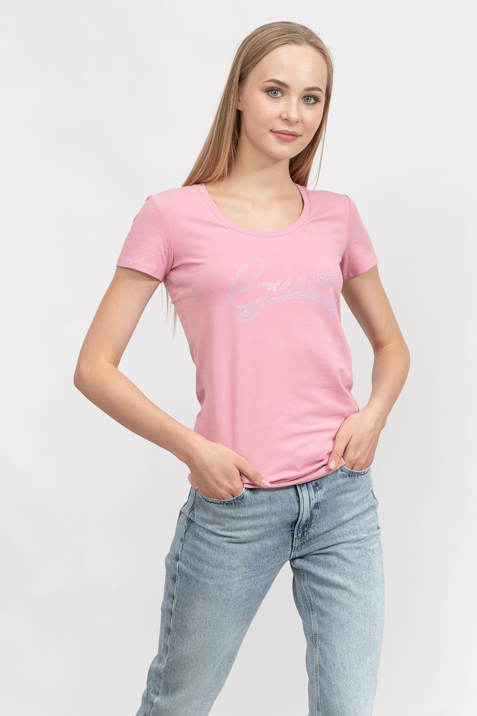 Guess Ss Rn Adelina Kadın Bisiklet Yaka T-Shirt