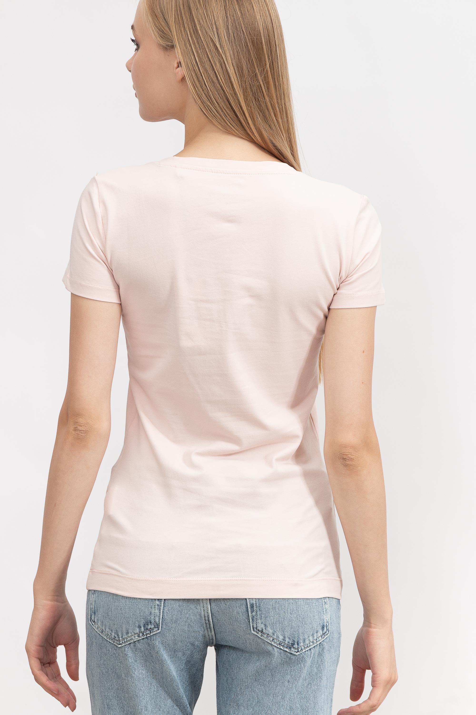 Guess Ss Rn Mesh Logo Kadın Bisiklet Yaka T-Shirt