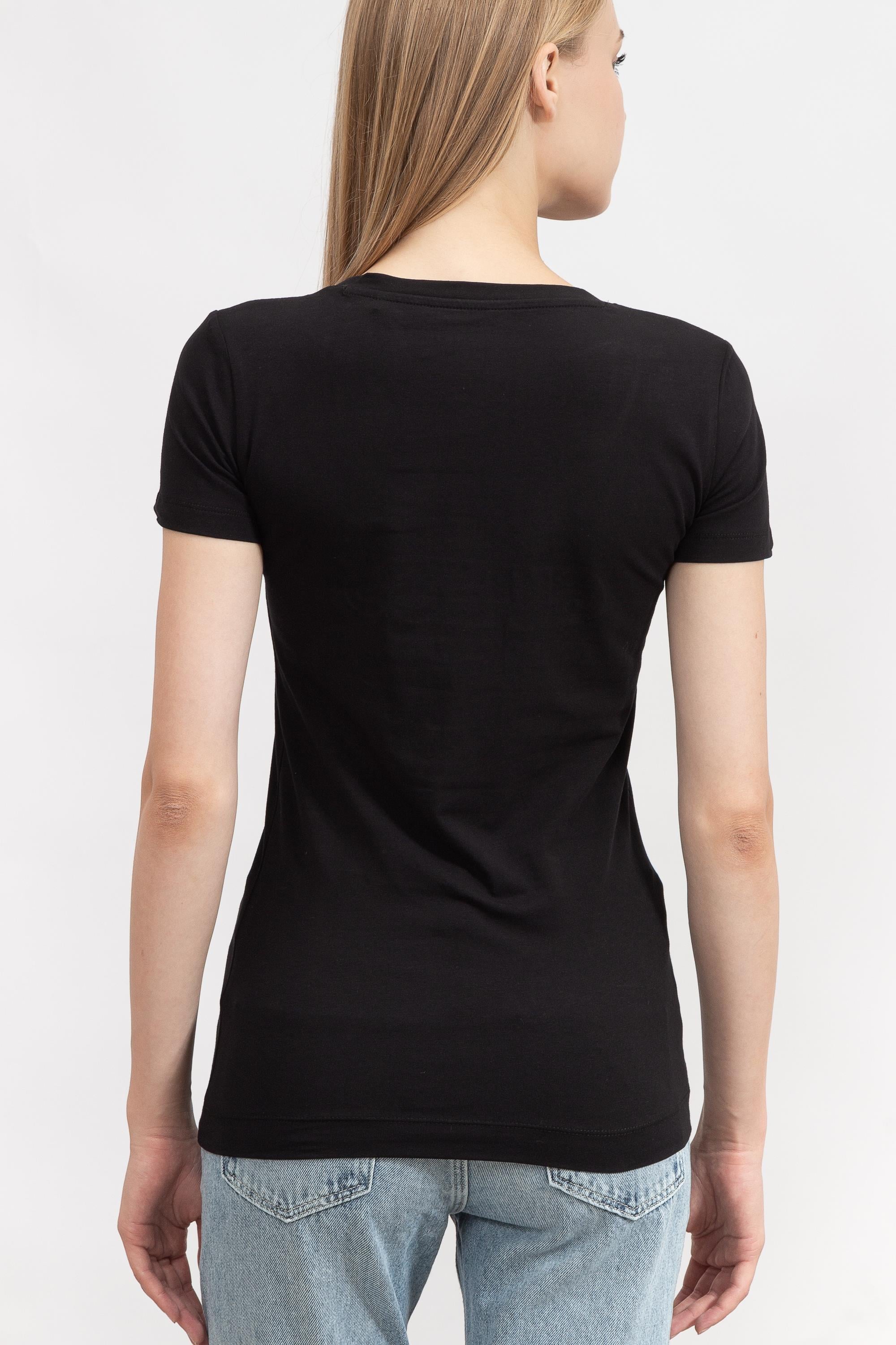 Guess Ss Rn Mesh Logo Kadın Bisiklet Yaka T-Shirt