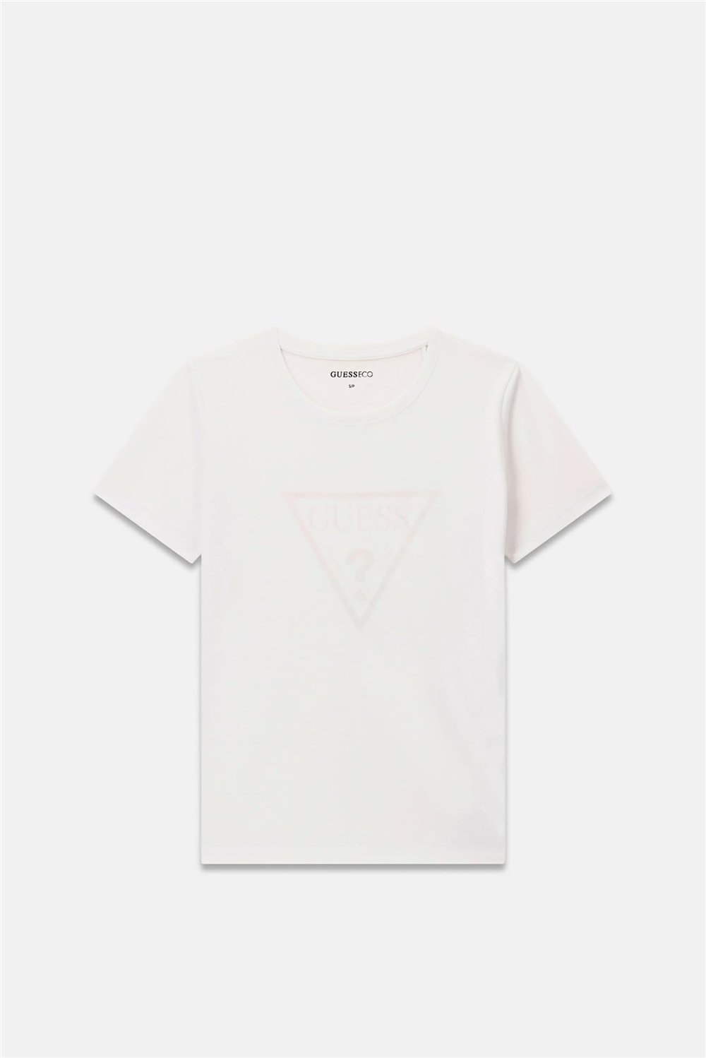 Guess Tria Kadın Regular Fit Bisiklet Yaka T-Shirt Beyaz