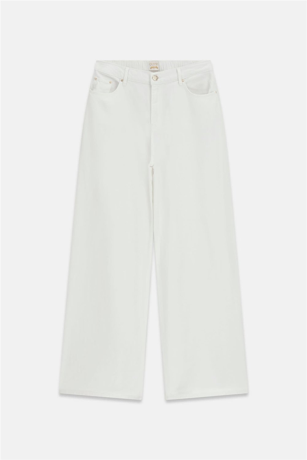 Guess Widy Kadın Palazzo Fit Pantolon Beyaz