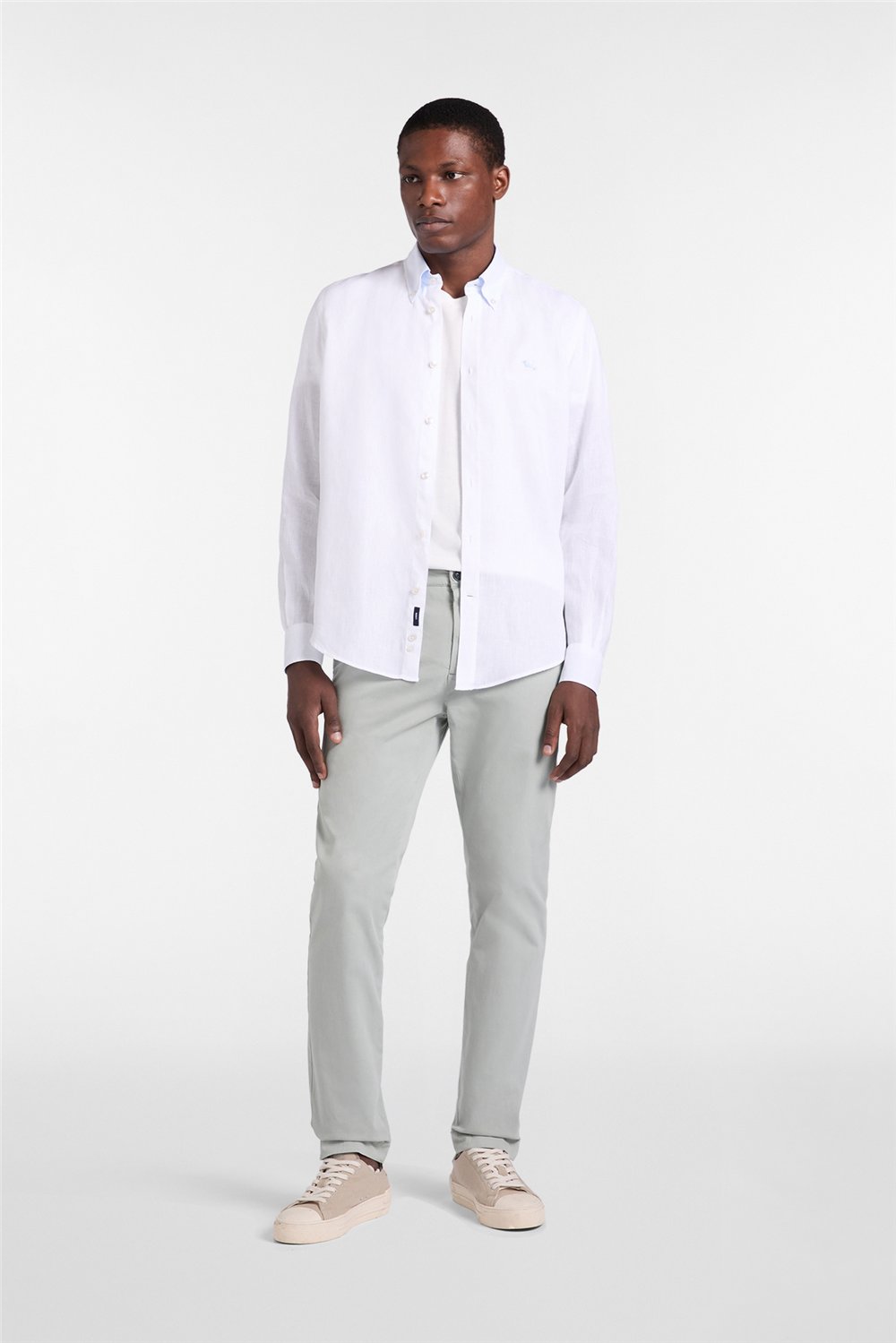 Harmont Blaine Camicia 2 Tes Contrasti In Erkek Gömlek Beyaz