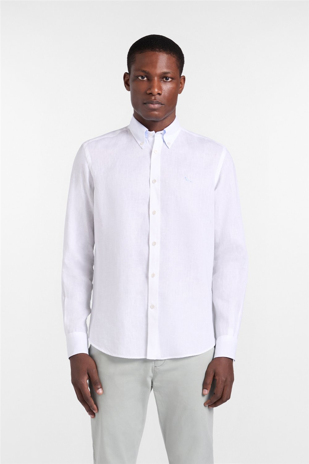 Harmont Blaine Camicia 2 Tes Contrasti In Erkek Gömlek Beyaz