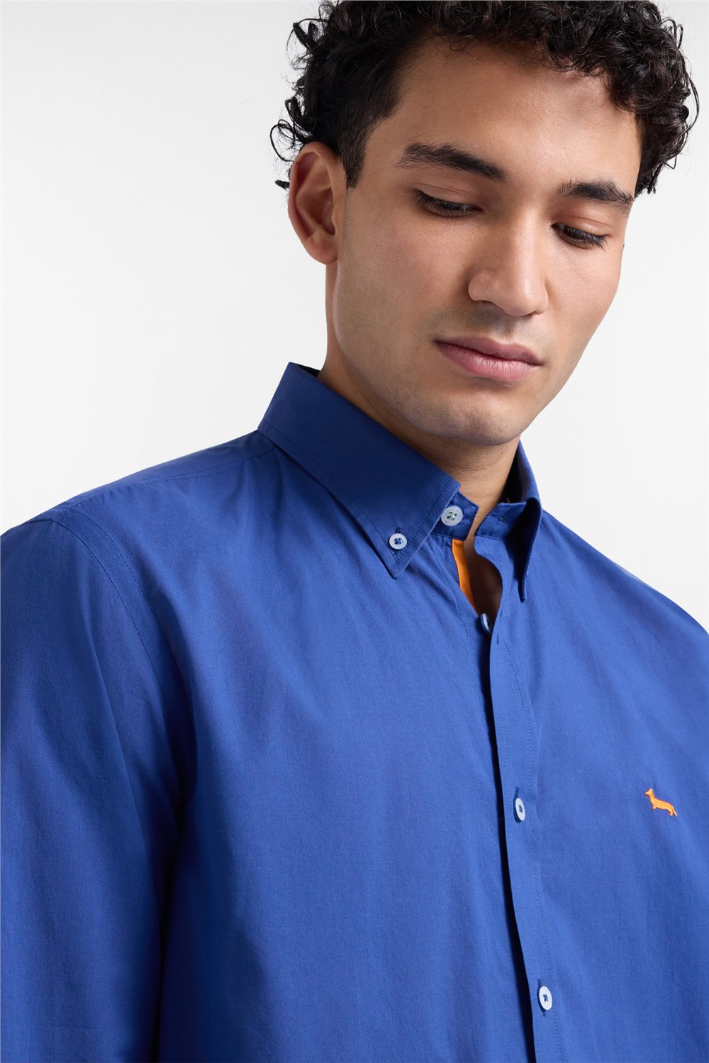 Harmont Blaine Camicia Con PipIng Erkek Gömlek Çok Renkli
