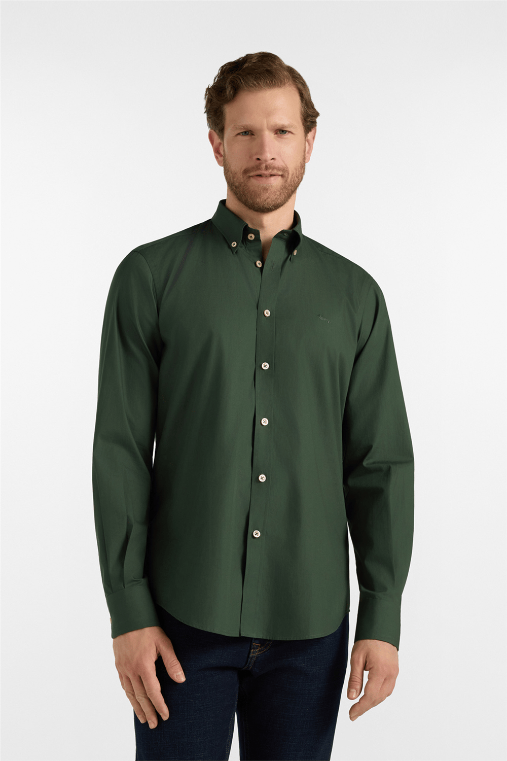 Harmont Blaine Camicia Popeline Tinto Erkek Gömlek