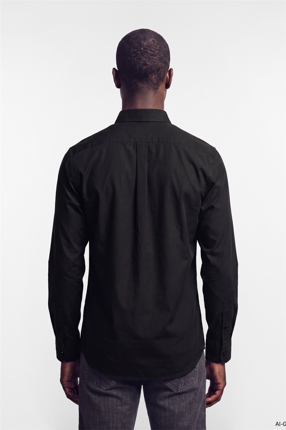 Harmont Blaine Camicia Popeline Tinto Erkek Gömlek Siyah