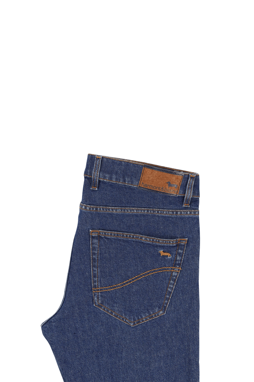 Harmont Blaine Denim 5 Tk Narrow 10 Erkek 5 Cepli Pantolon İndigo Mavi